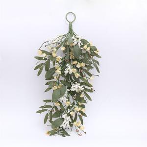 Une <span class=keywords><strong>couronne</strong></span> artificielle <span class=keywords><strong>de</strong></span> noël, ornement <span class=keywords><strong>de</strong></span> fête à domicile, nouvelle collection <span class=keywords><strong>2022</strong></span> - Product Image 5