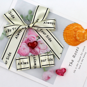 Factory <strong>Custom</strong> Printed <strong>Ribbon</strong> 2.5cm Clothing Silk <strong>Ribbon</strong> Gift Decoration <strong>Polyester</strong> <strong>Ribbons</strong> - Product Image 5