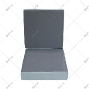 Outdoor Chair <b>Cushion</b> Set <b>Rectangular</b> Color Blocking Polyester Camping Use - Product Image 2