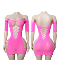 Robe de soirée sexy sans bretelles à une épaule, lingerie de danse, tenue exotique pour pole dance, vêtements de danse