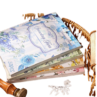 Lot de 50 autocollants en papier non adhésifs, série Fleurs saisonnières, style presse-papiers, pour kit de journalisation créative