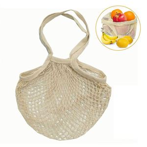 Bolsa de malla de algodón orgánico reutilizable para compras, ecológica, para frutas y verduras. - Product Image 1