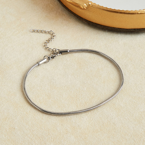 Stainless Steel Jewelry Set Wholesale Snake Bone <b>Chain</b> Fashion Simple Waterproof Necklace Bracelet Women - Product Image 5