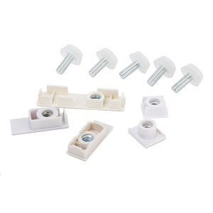 Cabinet Connectors Three In One Aluminum Corner Brackets Hardware Accessories For Furniture Assembly Easy Installation - Product Image 1
