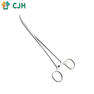 Pinces chirurgicales vétérinaires CJH 13-35 cm courbées et droites, hémostatiques, en acier inoxydable médical pour animaux de compagnie et grands animaux - Product Image 4