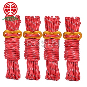 <span class=keywords><strong>Corde</strong></span> à vent réfléchissante 4x4M, nouvelle <span class=keywords><strong>corde</strong></span> avec boucle, abri pour auvent solaire, veilleuse <span class=keywords><strong>de</strong></span> Camping, tente ample - Product Image 4