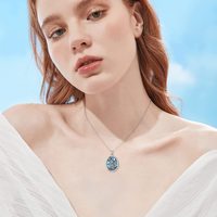 Collier pendentif ovale en argent sterling 925 gravé avec le mot Saint Michel et coquille d'ormeau, bijoux religieux