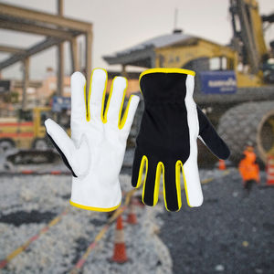 Gants de sécurité à doigts entiers pour hommes de vente chaude Protection des mains en cuir respirant pour le travail - Product Image 6