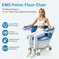 Chaise EMS pour le plancher pelvien avec logo personnalisé, prix de gros, marque privée, pour l'incontinence