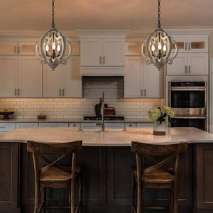 Candelabro de madera Retro ajustable nuevo para <span class=keywords><strong>Amazon</strong></span> lámpara colgante pequeña transfronteriza con Base de candelabro para sala de estar <span class=keywords><strong>Cocina</strong></span> - Product Image 4