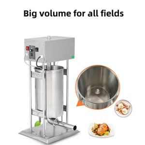 Machine de remplissage de saucisses domestique commerciale automatique nouvel état dispositif de farce de <span class=keywords><strong>saucisse</strong></span> électrique - Product Image 5