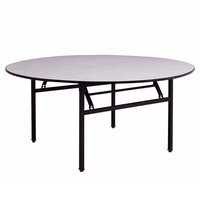 Table de banquet extérieure moderne de haute qualité 4/5/6 pieds pour des configurations de banquet polyvalentes et des événements de grande envergure