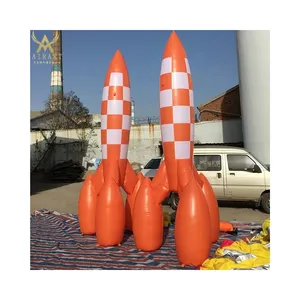 Hot sale inflatable missile model balloon for advertising decoration