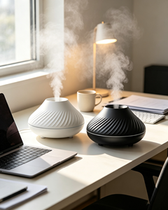 Humidificateurs personnels de bureau, humidificateur ultrasonique rechargeable pour bureau, chambre à coucher, voyage, outil léger pour soulager l'air sec - Product Image 4