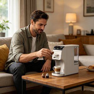 Máquina de Cápsulas Multiusos Programable Anbo Electric 6 en 1, Tanque de Agua de 0.6L, Uso en Hoteles Franceses, 1350W, Compatible <span class=keywords><strong>con</strong></span> Café Molido/DG/<span class=keywords><strong>Hielo</strong></span> - Product Image 6