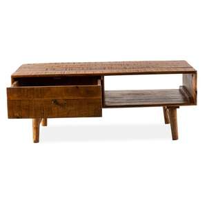 Mesa de centro de madera industrial elegante hecha a mano de alta calidad muebles de sala de estar de hogar de madera maciza portátil ecológico duradero - Product Image 1