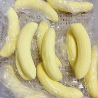 Jouet Squishy Banane Réaliste 12 pièces Boîte de Présentation Montée en Boîte à l'effet de Montée Lente Super Doux Anti-stress à Presser Cadeau pour Enfants et Faveur de Fête