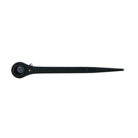 Kunci pas Ratchet dua ukuran, kunci pas semua hitam, pegangan Podger 17/19mm 17/21mm 19/21mm 19/22mm 7/24mm untuk alat tangan konstruksi perancah