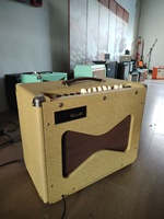Amplificateur de guitare électrique 65W Tweed, combo de style rétro, haut-parleur pour guitare, idéal pour les répétitions à domicile et les petites performances, logo OEM/ODM d'usine