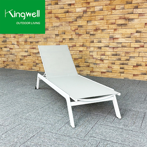 Precio al por mayor, juego de muebles de piscina comercial, tumbonas de playa portátiles de aluminio impermeables, tumbonas apilables, patio, <span class=keywords><strong>Hotel</strong></span> - Product Image 2