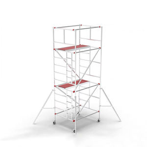 Tour d'échafaudage en aluminium de 6 mètres, pliable, pour travaux en hauteur, à vendre - Product Image 1