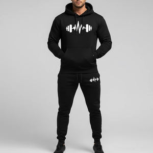 Conjunto de Chándal Deportivo Personalizado con Serigrafía de Primera Calidad para Hombre, Estilo Pullover, Venta Caliente - Product Image 1