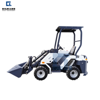 Mini-chargeur diesel 4x4 fabriqué en Chine avec moteur Honda GX690, vente directe d'usine