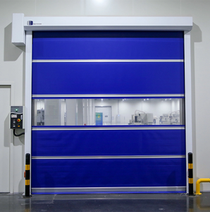 <span class=keywords><strong>Puerta</strong></span> Rápida <span class=keywords><strong>Enrollable</strong></span> de PVC para <span class=keywords><strong>Ducha</strong></span> de Aire, <span class=keywords><strong>Puerta</strong></span> Industrial Automática de Alta Velocidad con Cortina de Luz de Seguridad - Product Image 3