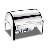 Commentaires les plus Favorables Ensemble de buffet de chauffe-plats de luxe en acier inoxydable pour la fête d'anniversaire de Noël