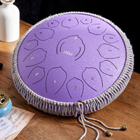 Wholesale Percussion Instrument Handpan Drum 14 Inch Steel Tongue Drum