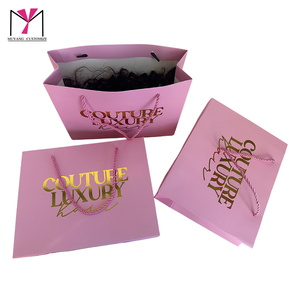 MuYang Custom Luxury Gold Stamp Paperboard Shipping Bag <b>Designed</b> for Hair <b>and</b> Household Products <b>Packaging</b> for Fur Use - Product Image 4
