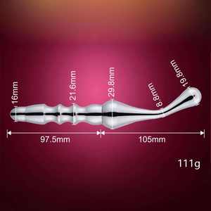 श्यामामोतो पुरुष गुदा प्लग डिलटर पेड़ के आकार के बेडेड स्टेनलेस स्टील 100% वाटरप्रूफ क्रिस्टल जेम्स्टोन खोलने वाले गुदा सेक्स टॉय - Product Image 5