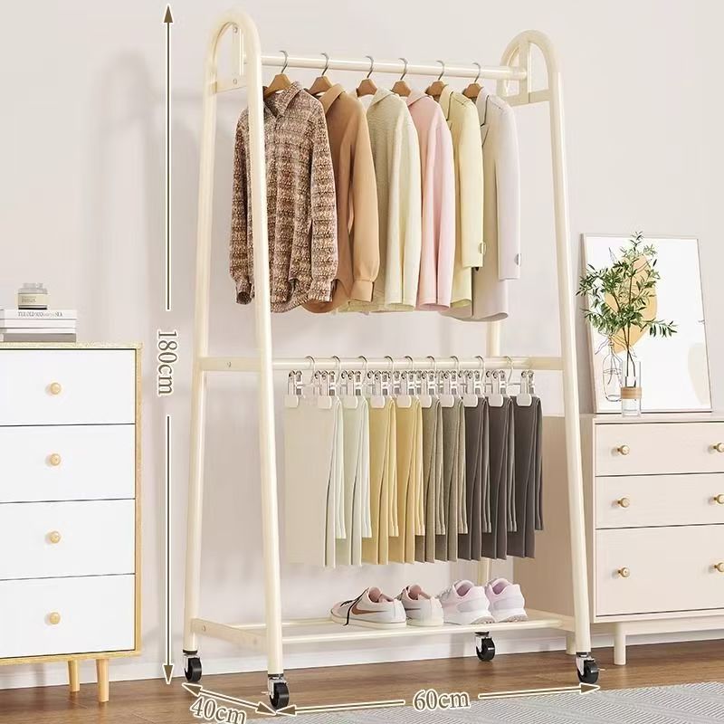 Two layers [Length 60 * Width 40 * Height 180] Cream White