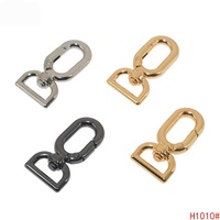 Penjualan terlaris ramah lingkungan kecil pemicu Snap Hook tas aksesori bagasi Lanyard Snap Hook logam Putar Snap Hook untuk tas dompet