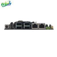 ELSKY NANO6E NANO-ITX 2xLAN 3xLAN 4xLAN Kleines Motherboard Unterstützung Intel Elkhart Lake Celeron J6412 Motherboard mit CPU und RAM