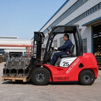 Chariot élévateur diesel de haute qualité de 2,5 tonnes pour le chargement et le déchargement de marchandises en entrepôt, opération de conteneurs, prix d'usine compétitif