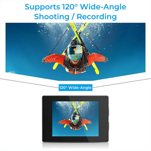 กล้องแอคชั่น อัลตร้าเอชดี 4K/30fps พร้อมไวไฟ หน้าจอ 2.0 นิ้ว มุมกว้าง 170 องศา กันน้ำสำหรับถ่ายใต้น้ำ กล้องบันทึกวิดีโอติดหมวก กล้องกีฬา โกโปร - Product Image 5