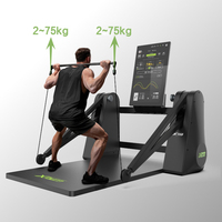 Xburn GYM Master X 150, Equipo de Gimnasio Comercial Multifuncional, Máquinas de Gimnasio con Pila de Pesas de 150 kg, Motor Dual, Metal Resistente