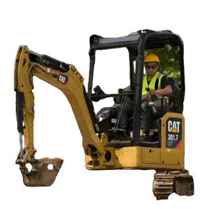 Mini-excavatrice Cat 301.7CR d'origine japonaise, 1 tonne, 2 tonnes, Caterpillar 301.7CR 301.7 d'occasion, petite excavatrice à vendre, certifiée CE - Product Image 1