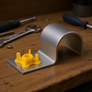 ตัวหนีบจับท่อ Dewalt พร้อมโบว์และแหวนรองสีเหลืองเพื่อการยึดติดที่แน่นหนา - Product Image 3