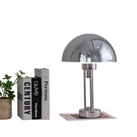 Lampe de table scandinave en forme de champignon, abat-jour en dôme, lampe de chevet LED, lampe de bureau moderne, décoration de chambre à coucher, salon