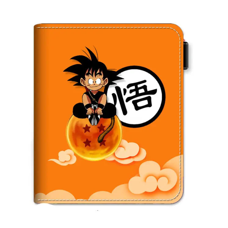 10 Style Anime DragonBall Zipper Cos Goku Pu Leather pieghevole Cartoon Student Short Portable Wallet