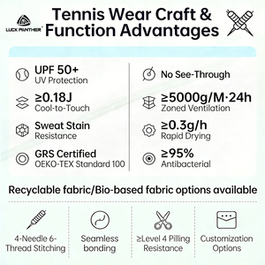 Robe de sport pour femme Luckpanther de haute qualité, une pièce, séchage rapide, col polo, tennis, golf - Product Image 3