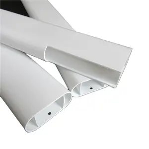 Ekstrusi Produk Plastik Profil PVC Keras Warna Putih Pabrikan