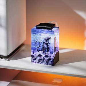 Custom Epoxy <b>Lamp</b>, Epoxy Resin <b>Lamp</b>, Custom Epoxy Resin <b>Lamp</b>, Resin Wood Art <b>Lamp</b>, Custom Night Light, Handmade Gift, Birthday - Product Image 2