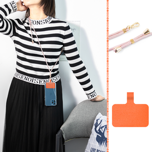 เคสโทรศัพท์ไนลอนแบบกำหนดเองพร้อมสายคล้องคอแบบไขว้ พร้อมโลโก้ อุปกรณ์เสริมสายคล้องโทรศัพท์ สายคล้องคอพร้อมโลโก้แบบกำหนดเอง - Product Image 6