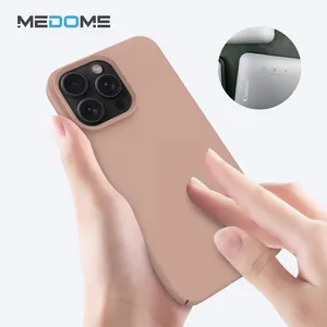 Medome For iPhone 15 Case Magnetic Recycled Eco Friendly Hard PC 14 Pro Max 13 12 11 Phone Cover Luxury Design Phone Accessories