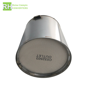 Traitement des gaz d'échappement automobile, filtre à particules diesel DPF pour camions <span class=keywords><strong>Iveco</strong></span> avec support catalytique en céramique 5801651207 - Product Image 5