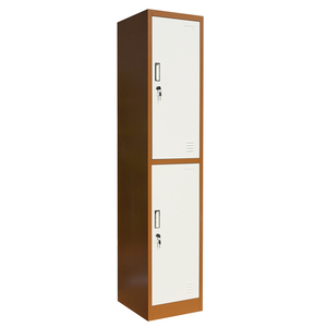 <span class=keywords><strong>Casier</strong></span> vertical <span class=keywords><strong>en</strong></span> <span class=keywords><strong>fer</strong></span> à deux portes du fabricant Guangdong pour les écoliers et le gymnase pour le stockage d'articles divers - Product Image 1