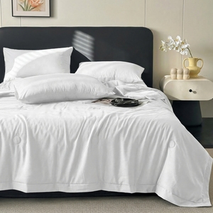 Juego de Edredones Ligeros de 4 Piezas, Edredones de Patchwork, Sábanas, Fundas de Almohada, Ropa de Cama para el Hogar, 200 Hilos, <span class=keywords><strong>Envío</strong></span> Directo, Juego de Sábanas Negras - Product Image 3